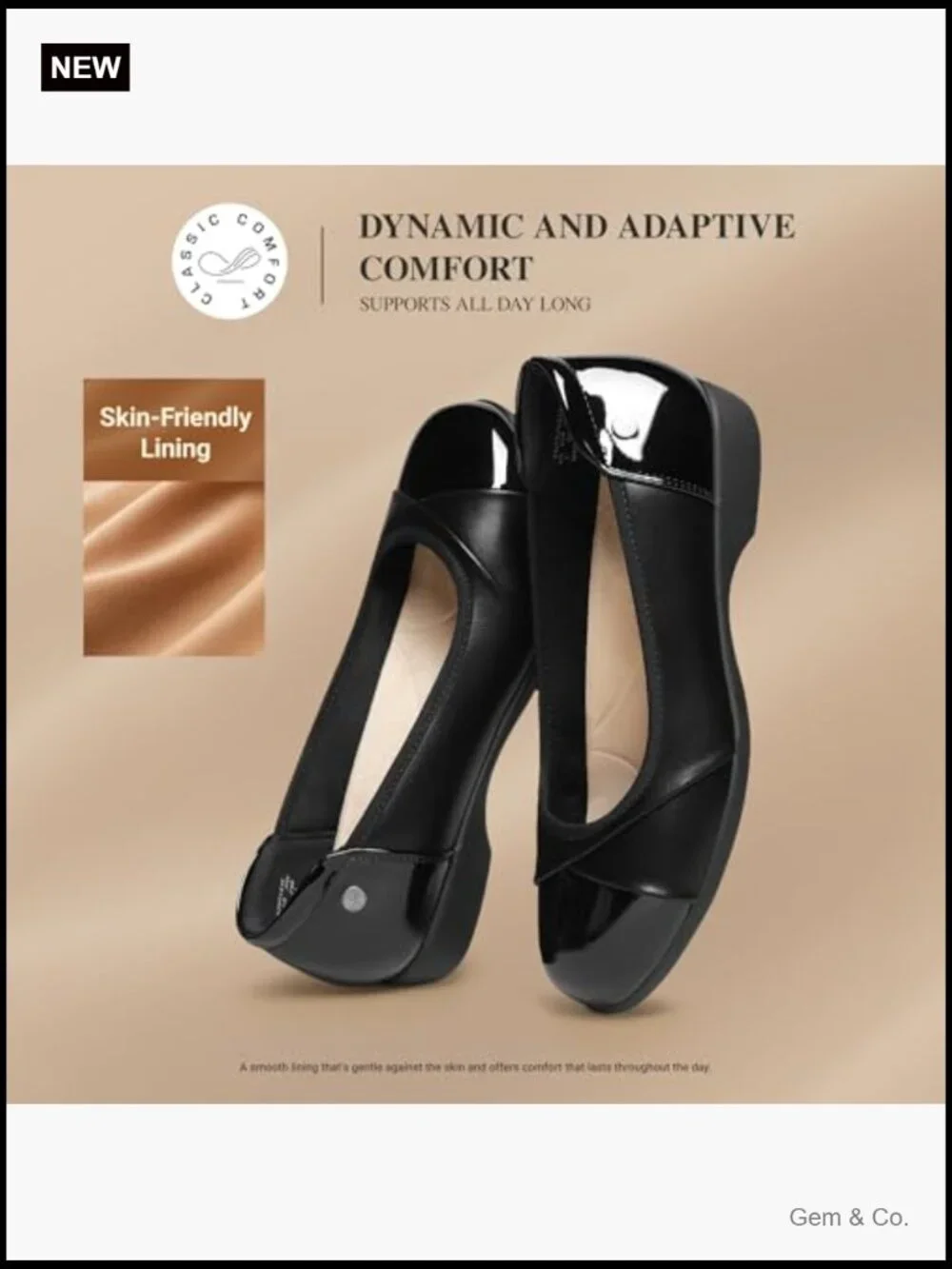 Womens Ballet Flats Work Office Shoes Comfortable Crossover Design Dressy